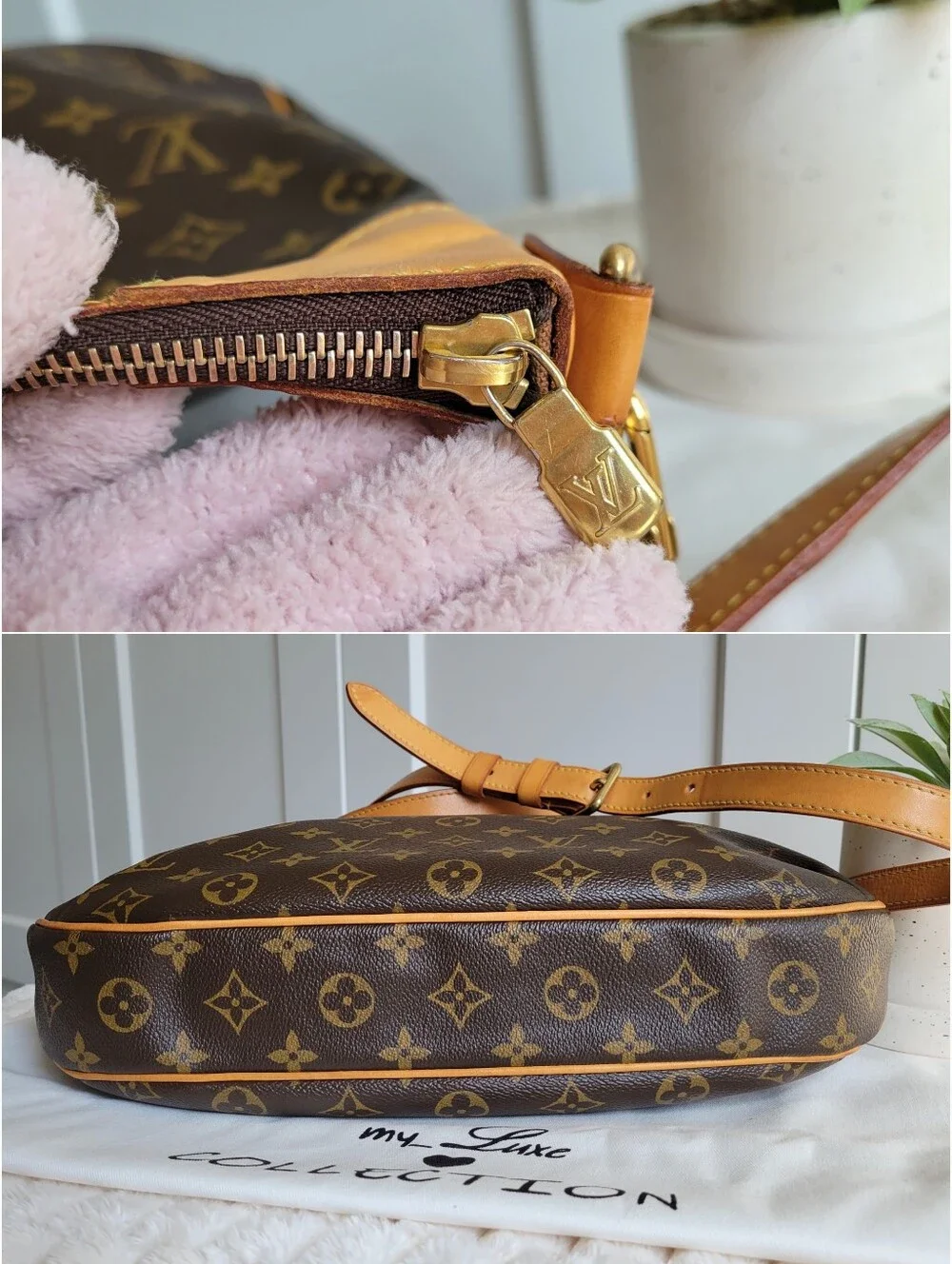 💕 Louis Vuitton ODEON Gm Brown Monogram Canvas Satchel Shoulder Bag